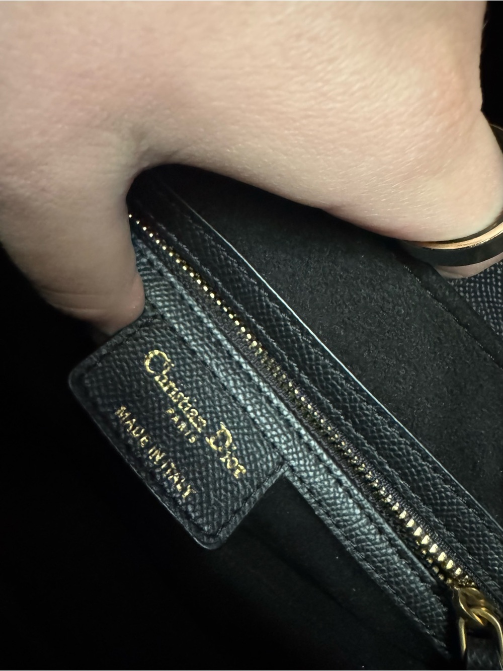 Saddle Bag with Gold 'D' Charm - Picture 6 of 11